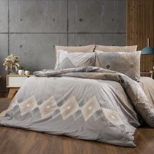 Σεντόνια Υπέρδιπλα (Σετ 220x240) Dimcol Καλλιρόη 603 Grey-Mocha