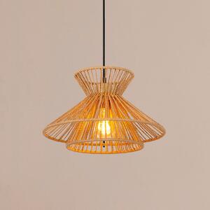 Lucide Κρεμαστό φωτιστικό Tasman, Ø 32 cm, φυσικό χρώμα, χαρτί, ρυθμιζόμενος, Μπεζ, Σαλόνι / τραπεζαρία, Χαρτί / χαρτόνι, Σκανδιναβικό