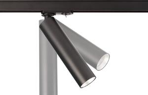 Deko-Light LED σποτ σιδηροτροχιάς Slim 1 φάση, μαύρο, αλουμίνιο, 5W, 2.700 K, ρυθμιζόμενος, Μαύρο, Σαλόνι / τραπεζαρία, Αλουμίνιο, σύγχρονο