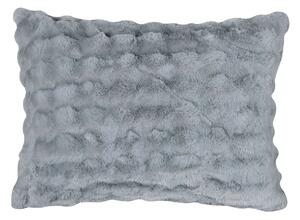 Γούνινη Μαξιλαροθήκη (50x70) Silk Fashion Burble Grey