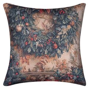 Χριστουγεννιάτικη Μαξιλαροθήκη (45x45) Silk Fashion ks2026-18