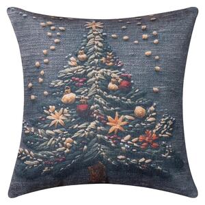 Χριστουγεννιάτικη Μαξιλαροθήκη (45x45) Silk Fashion ks2026-21