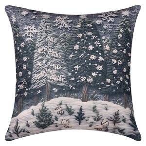 Χριστουγεννιάτικη Μαξιλαροθήκη (45x45) Silk Fashion ks2026-26