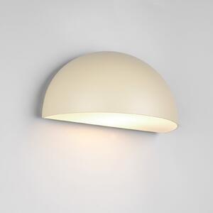 Trio Lighting Εξωτερικός φωτιστικός MAAS, κρεμ, πλάτος 27 cm, μέταλλο, IP44, ρυθμιζόμενος, Μπεζ, Αλουμίνιο, Πρίζα τοίχου κάτω