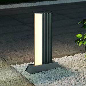 Trio Lighting Φωτιστικό LED MARIZA, ύψος 50 cm, ανθρακί, μέταλλο, IP65, Μαύρο, Αλουμίνιο, σύγχρονο