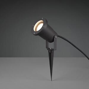Trio Lighting Προβολέας UBANGI, ανθρακί, μέταλλο, IP65, GU10, Μαύρο, Αλουμίνιο, σύγχρονο
