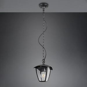 Trio Lighting Εξωτερικό φωτιστικό VENTA, μαύρο, 17 x cm, μέταλλο, IP44, ρυθμιζόμενος, Μαύρο, Αλουμίνιο, Φανάρι