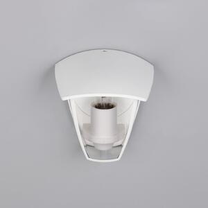 Trio Lighting Εξωτερικό φωτιστικό τοίχου VENTA, λευκό, υποδοχή στην κορυφή, ύψος 24 cm, IP44, ρυθμιζόμενος, Λευκό, Αλουμίνιο, Φανάρι