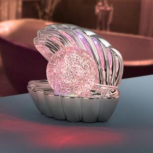 Reality Leuchten LED επιτραπέζια λάμπα Shelly, χρώμιο, πλαστικό, 18 cm, RGB, Μεταλλικό, Σαλόνι / τραπεζαρία, Πλαστικό, Νεανική διαβίωση