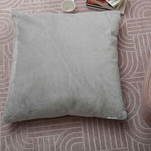 Διακοσμητικό Μαξιλάρι Γούνινο (45x45) Pol Rugs & Mats Rabbit Silver