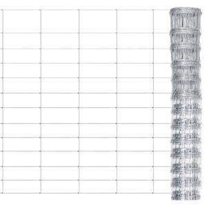 Συρματόπλεγμα Περίφραξης Ασημί 50 x 1,25 μ. Γαλβανισμένο Ατσάλι - Ασήμι