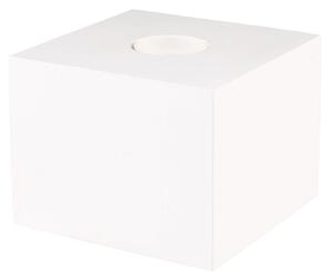 SEGULA Segula Επιτραπέζια λάμπα Cozy, λευκή οξιά, σχήμα κύβου, E27, Λευκό, Σαλόνι / τραπεζαρία, Ξύλο