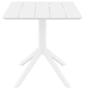 PARIS WHITE 70X70X74εκ. ΤΡΑΠΕΖΙ ΠΟΛ/ΝΙΟΥ