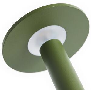 HAY LED φορητή επιτραπέζια λάμπα HOST PORTABLE, λαδί, 22 cm, IP44, ρυθμιζόμενος, Πράσινο, Σαλόνι / τραπεζαρία, Αλουμίνιο, σύγχρονο