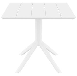 PARIS WHITE 80X80X74εκ. ΤΡΑΠΕΖΙ ΠΟΛ/ΝΙΟΥ