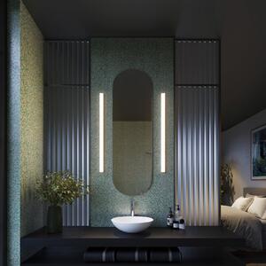 Wever & Ducré Lighting WEVER DUCRÉ LED απλίκα Mirba 3.0 μαύρο/λευκό 91cm IP44, Λευκό, Μπάνιο, Πλαστικό