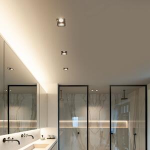 Wever & Ducré Lighting WEVER DUCRÉ LED Downlight Plano 2.0 μαύρο ρυθμιζόμενο, ρυθμιζόμενος, Μαύρο, Σαλόνι / τραπεζαρία, Αλουμίνιο, σύγχρονο, Οροφή πολλαπλής φλόγας