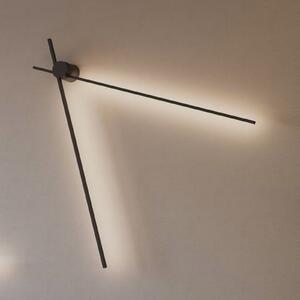 Wever & Ducré Lighting WEVER DUCRÉ LED φωτιστικό οροφής Fil Spin 1.0 μαύρο 927, ρυθμιζόμενος, Μαύρο, Σαλόνι / τραπεζαρία, Αλουμίνιο, σύγχρονο