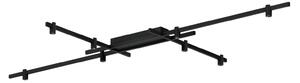 Wever & Ducré Lighting WEVER DUCRÉ LED οροφής Trace Grid 1.0 μαύρο 927, ρυθμιζόμενος, Μαύρο, Σαλόνι / τραπεζαρία, Αλουμίνιο, σύγχρονο