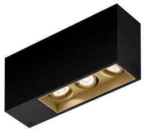 Wever & Ducré Lighting WEVER DUCRÉ Downlight Planopetit 3.0 μαύρο/μπεζ 927 dim, ρυθμιζόμενος, Μαύρο, Διάδρομος, Αλουμίνιο, σύγχρονο