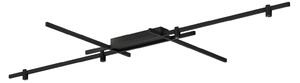 Wever & Ducré Lighting WEVER DUCRÉ LED οροφής Trace Grid 2.0 μαύρο 927, ρυθμιζόμενος, Μαύρο, Σαλόνι / τραπεζαρία, Αλουμίνιο, σύγχρονο