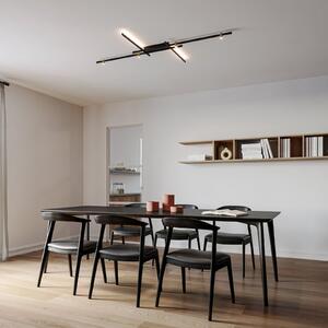 Wever & Ducré Lighting WEVER DUCRÉ Λάμπα LED Trace Grid 2.0 μαύρο/μπεζ 927, ρυθμιζόμενος, Μαύρο, Σαλόνι / τραπεζαρία, Αλουμίνιο, σύγχρονο