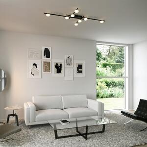 Wever & Ducré Lighting WEVER DUCRÉ LED φωτιστικό οροφής Perlez Grid 1.0 μαύρο 927, ρυθμιζόμενος, Μαύρο, Σαλόνι / τραπεζαρία, Αλουμίνιο, σύγχρονο