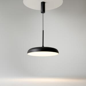 Maytoni LED κρεμαστό φωτιστικό Gerhard, Ø 40 cm, μαύρο, μέταλλο, Μαύρο, Σαλόνι / τραπεζαρία, Μέταλλο, σύγχρονο