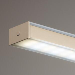 FISCHER & HONSEL Κρεμαστή λάμπα LED Valeno, άμμος, μήκος 115 cm, CCT, ρυθμιστής έντασης με αφή, ρυθμιζόμενος, Μπεζ, Σαλόνι / τραπεζαρία, Μέταλλο, σύγχρονο