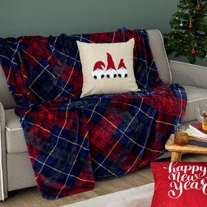 Κουβέρτα Fleece Μονή (160x220) Palamaiki Claus