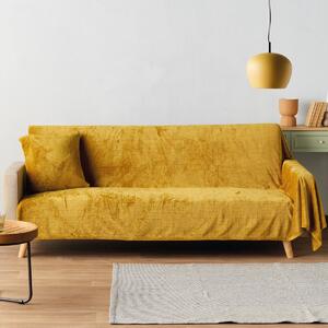 Ριχτάρι Καναπέ Διθέσιου Fleece (180x250) Kentia Versus Sydney 28 Ochre