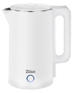 Zilan Ανοξείδωτος Βραστήρας νερού με διπλό τοίχωμα σε λευκό χρώμα 1.7L 1500W ZLN1147