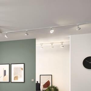 Paulmann URail LED-Spot Circle ρυθμιζόμενο 3.000K λευκό φως, ρυθμιζόμενος, Λευκό, Σαλόνι / τραπεζαρία, Μέταλλο, σύγχρονο