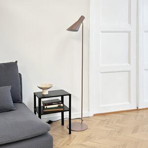 Dyberg Larsen Φωτιστικό δαπέδου DL12, μπεζ/ορείχαλκος, 139 cm, μέταλλο, Μπεζ, Σαλόνι / τραπεζαρία, Μέταλλο, Σκανδιναβικό