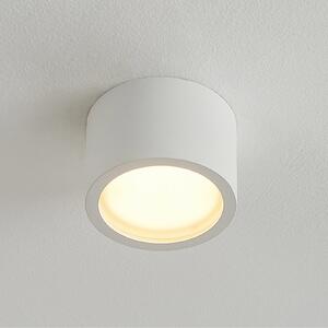 Arcchio downlight Nieva, GX53, λευκό, στρογγυλό, Ø 10cm, μεταλλικό, ρυθμιζόμενος, Λευκό, Διάδρομος, Αλουμίνιο, σύγχρονο