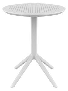 SKY WHITE Φ60X74εκ. ΤΡΑΠΕΖΙ ΠΤΥΣ/ΝΟ ΠΟΛ/ΝΙΟΥ