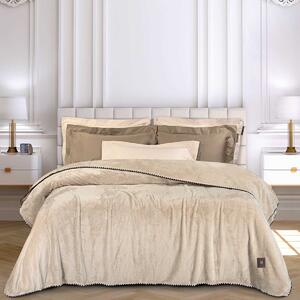 Κουβέρτα Fleece Μονή (170x240) Greenwich Polo Club Essential 4438 Beige