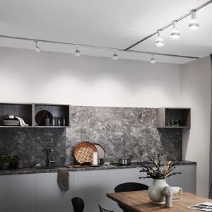 Paulmann URail LED-Spot Pane, λευκό, 3000K, ρυθμιζόμενο, ρυθμιζόμενος, Λευκό, Σαλόνι / τραπεζαρία, Μέταλλο, σύγχρονο