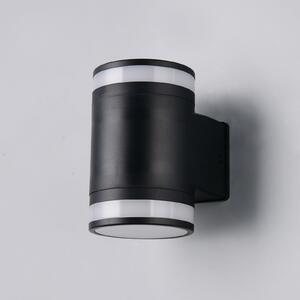 Reality Leuchten Λάμπα LED εξωτερικού χώρου Cusco, μαύρη, ύψος 14 cm, IP44 GX53-LED, Μαύρο, Πλαστικό
