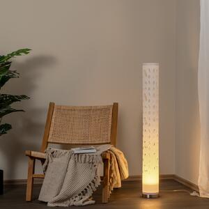 Lindby Φωτιστικό δαπέδου Alisea, 104 cm, λευκό, GU10, Λευκό, Σαλόνι / τραπεζαρία, Πλαστικό, σύγχρονο