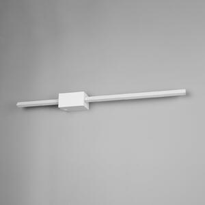 Trio Lighting LED φωτιστικό τοίχου Cassino, λευκό ματ, πλάτος 70 cm, μέταλλο, ρυθμιζόμενος, Λευκό, Σαλόνι / τραπεζαρία, Μέταλλο, σύγχρονο