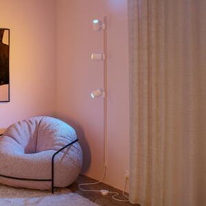 Paulmann URail LED-Spot Luxe, ZigBee, λευκό, GU10, ρυθμιζόμενος, Λευκό, Σαλόνι / τραπεζαρία, Πλαστικό, σύγχρονο