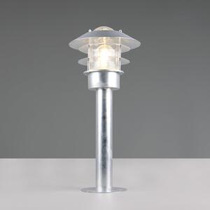 Trio Lighting Λάμπα βάσης Ruvuuma, χρώμα ψευδαργύρου, ύψος 50 cm, μέταλλο, IP44, ρυθμιζόμενος, Μεταλλικό, Μέταλλο