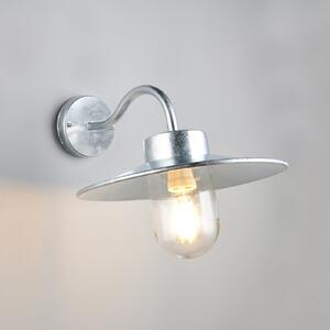 Trio Lighting Εξωτερικός φωτιστικός Tana, χρώμα ψευδαργύρου, προεξοχή 41 cm Μέταλλο IP44, ρυθμιζόμενος, Μεταλλικό, Μέταλλο