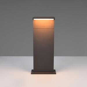 Trio Lighting Λάμπα LED με βάση Ravi, ανθρακί, ύψος 50 cm, μέταλλο, IP65, Μαύρο, Αλουμίνιο, σύγχρονο
