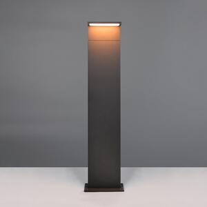 Trio Lighting Λάμπα LED Ravi, ανθρακί, ύψος 100 cm, μέταλλο, IP65, Μαύρο, Αλουμίνιο, σύγχρονο