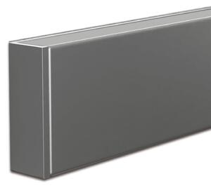 Hera LED-Wandleuchte INTERO-LINE, ανοξείδωτο ατσάλι, 60 cm, 24 V, CCT, ρυθμιζόμενος, Μεταλλικό, Σαλόνι / τραπεζαρία, Αλουμίνιο, σύγχρονο, Πρίζα τοίχου πάνω/κάτω