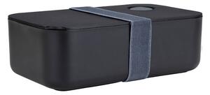 Φαγητοδοχείο Με Χωρίσματα 1lt (19x11.5x6.5) Homely Midnight Black 01-35266