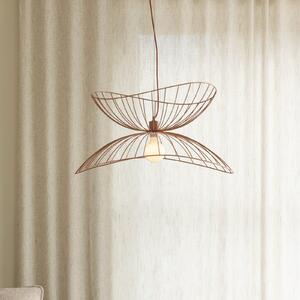 Globen Lighting Κρεμαστό φωτιστικό RAY, ροζ, Ø 70 cm, μέταλλο, ρυθμιζόμενος, Ροζ / Ροζέ, Σαλόνι / τραπεζαρία, Μέταλλο, σύγχρονο