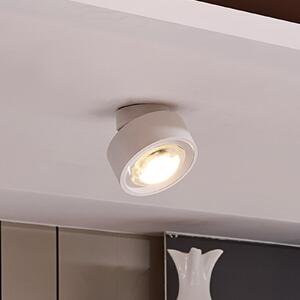 Arcchio Φωτιστικό οροφής LED Rotari, 1-φωτιστικό, λευκό, κινητό, ρυθμιζόμενος, Λευκό, Σαλόνι / τραπεζαρία, Μέταλλο, σύγχρονο